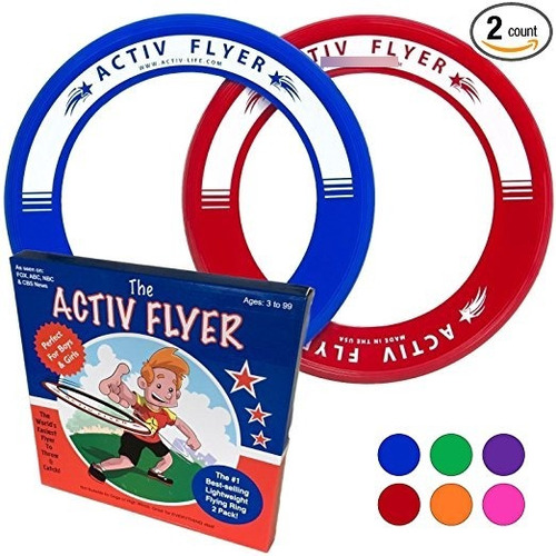 Anillos De Frisbee Mejor De Kid [2 Pack] - Volar En Línea Re