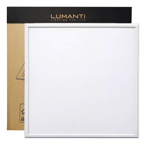 Painel Led Embutir 40w Quadrado 62cm Bivolt Branco Neutro