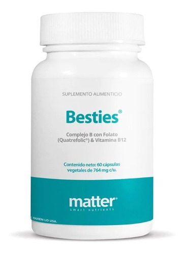 Matter Besties Complejo B Folato Y Vitamina B12 60caps Sfn