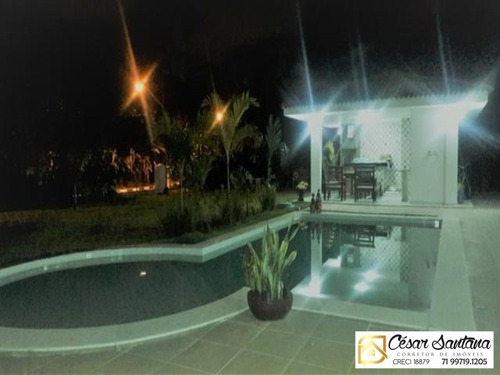 Imagem 4 de 20 de Casa Alto Padrão - Condomínio Encontro Das Águas - Lauro De Freitas - Ca00404 - 33443744
