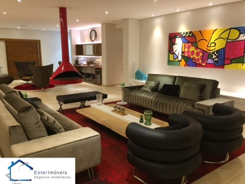 Imagem 27 de 30 de Luxuosa Casa Em Alphaville Com O Mais Fino Acamento E Modernidade Venha Conhecer R$16.900.000 Mobiliada. - Ca00505 - 70639498