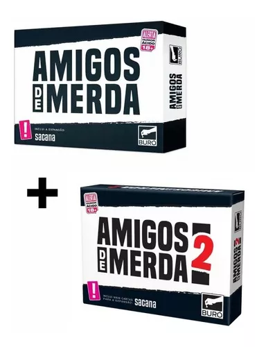 Place Games Amigos de Merda 2 Jogo de Cartas Buro