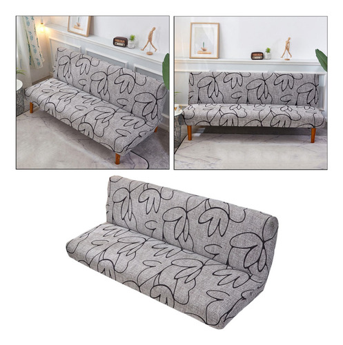 Q Home Stretch Elástico Sin Brazos For Sofá Cama Funda Para