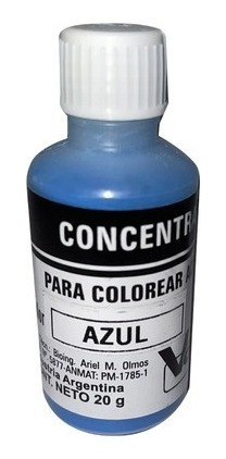 Colorante Concentrado Para Colorear Acrilico Vaicril 20 G