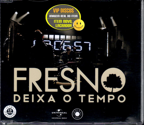 Fresno Cd Single Promo Deixa O Tempo 2 Versões Lacrado Raro