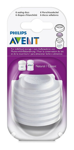 Discos Selladores Para Mamaderas X 6 Natural Classic Avent