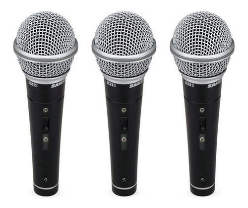 Micrófono Dinamico 3 Set R21 Samson + Case - Envío Gratis