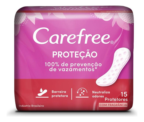 Protetores diários Carefree Proteção Proteção 15 u