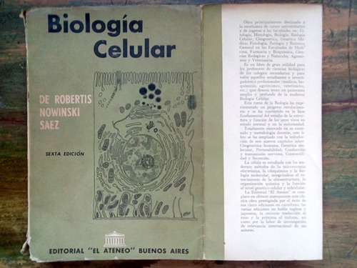 Biología Celular - De Robertis, Nowinski Y Sáez - El Ateneo (Usado)