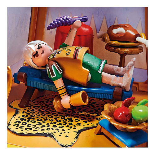 Playmobil - Tenda Do Lider Com Generais - Asterix - 71015