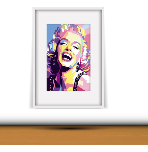 Cuadro Decorativo Marilyn Monroe Colores Blanco