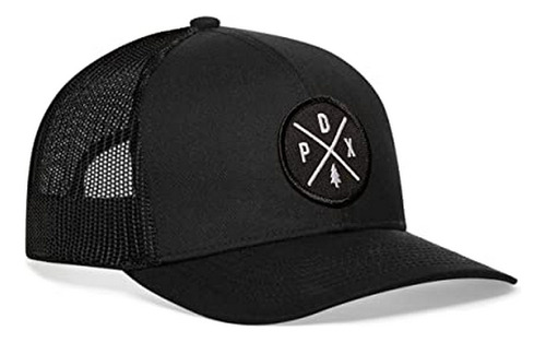 Gorra Trucker Haka State City, Ajustable, Negro