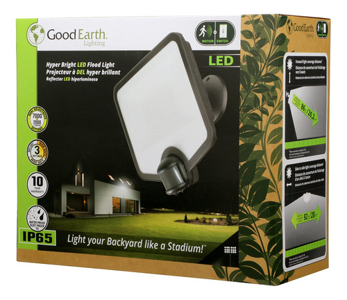 Good Earth Lighting Inundacion De Seguridad Activada Por Mov