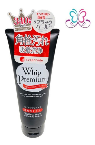 Sabonete Facial Whip Premium Misturada Com Carvão 140g Japão Tipo de pele Todo tipo de pele