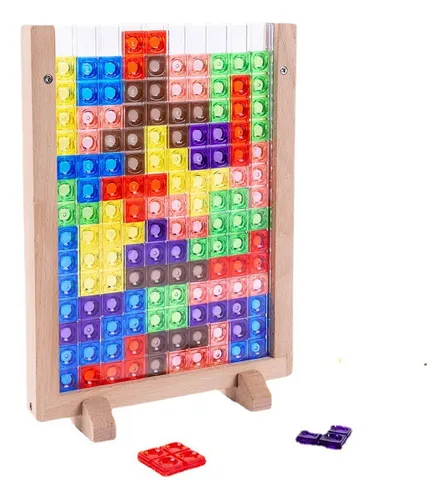 3d Crystal Tetris - Bloques De Rompecabezas De Tetris 3d Par