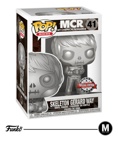 Funko Pop Skeleton Gerard Way #41 Rocks Exclusive