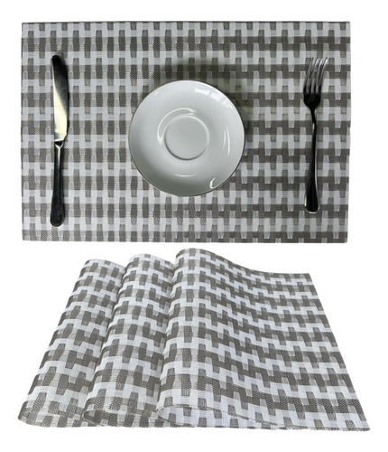Placemat, Colores Mezclados Resistente Mantel De Vinilo Teji