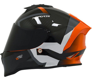 Casco X-sports V151 Origen - Omi Color Naranja Tamaño Del Casco M