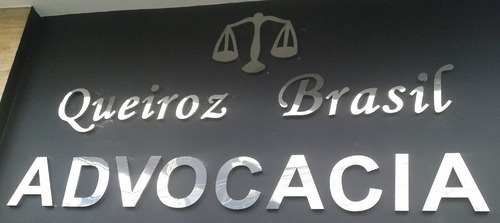 Letras Em Aço Inox Letreiro Caixa Números 3d Fachada 30 Cm
