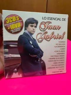 Lo Esencial De Juan Gabriel 3 Discos Cd & 1 Dvd