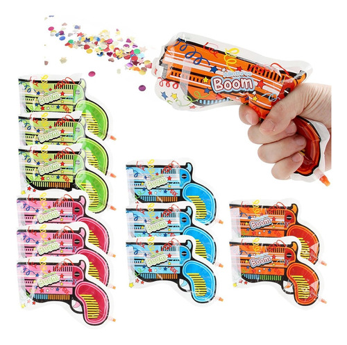 Tubo Lanzador Confeti Pistola Genérica 50 Pzs