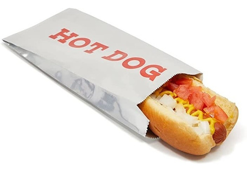 Estuches Empaques Bolsas Para Perro Caliente Hamburguesas