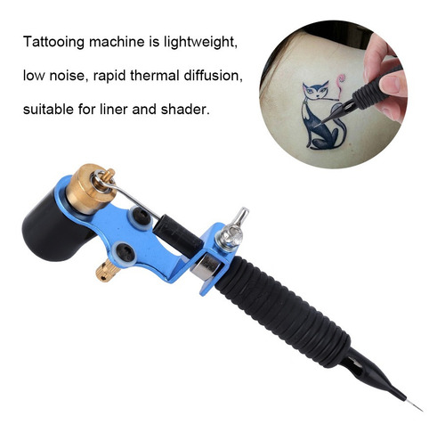 Imagen 8 de 9 de Kit De Tatuaje Máquina De Tatuaje Fuerte Pistola Del Motor