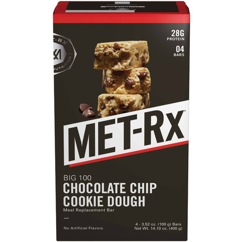 Barra De Suplemento Met-rx Big 100 Chips De Chocolate 352
