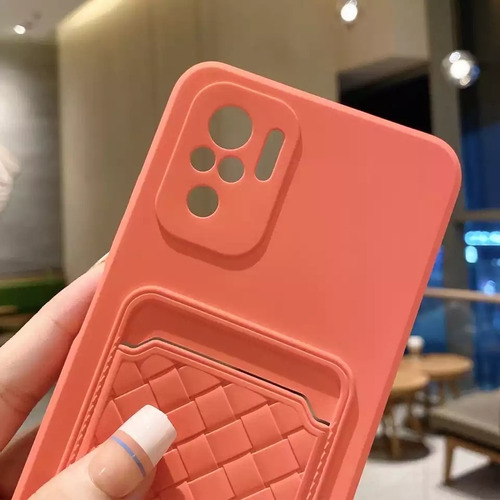 Funda C/porta Tdc Alta Calidad Para Xiaomi Redmi Note 10 Pro