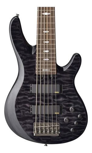 Yamaha Trb1006jtbl Bajo Eléctrico 6 Cuerdas Activo Black Color 52049