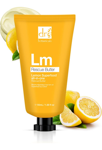 Dr Botanicals Lemon Body Butter Superfood Para Rosto, Mãos E