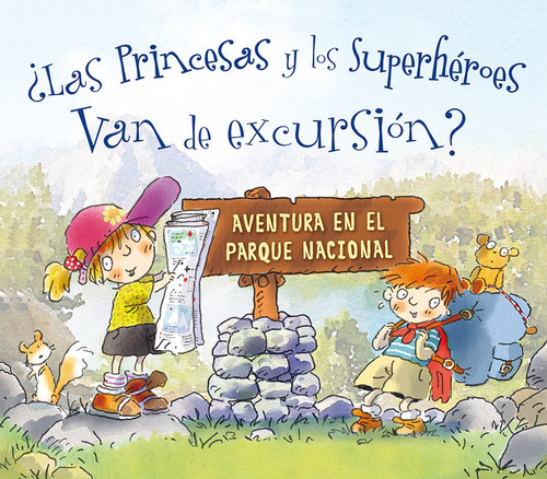 Las princesas y los superhéroes van de excursión, de Carmela Lavigna Coyle. Editorial PICARONA, tapa blanda, edición 1 en español