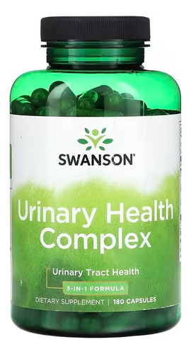 Swanson Complejo De Salud Urinaria Formula 3 En 1 180cap Sabor Sin Sabor