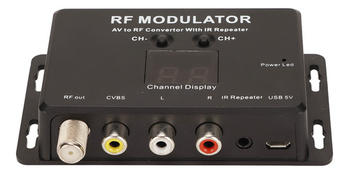 Modulador Rf, Convertidor Profesional De Av A Rf Con Ir