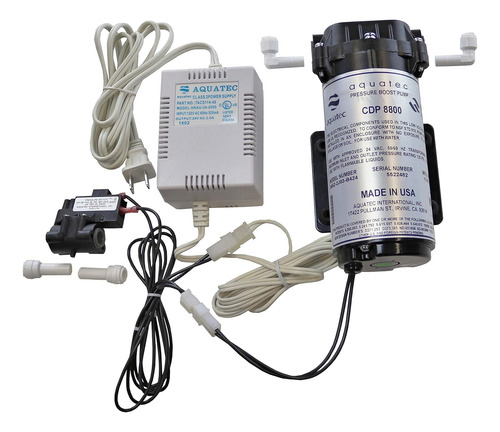 Aquatec 8800 - Kit De Bomba De Refuerzo Hasta 200 Gpd R...