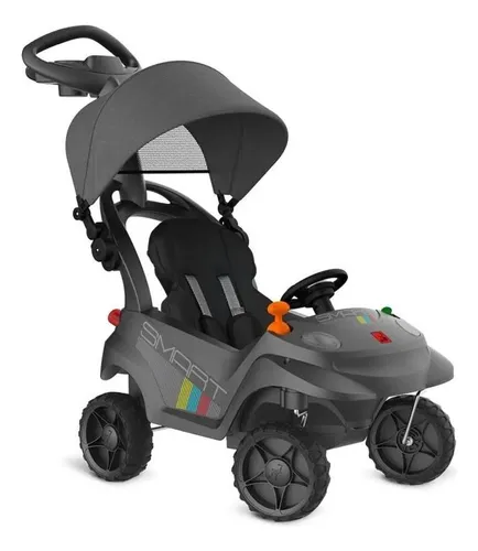 comprar Carrinho De Passeio Smart Baby Comfort Grafite Bandeirantes