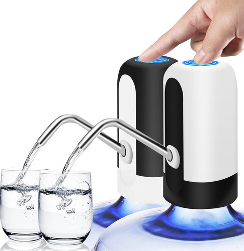 Dispensador De Agua Eléctrico Recargable Usb Bomba Agua 2pzs