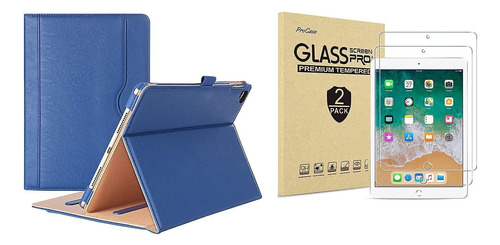 Funda Para iPad Pro 9,7'' - Azul + Protectores