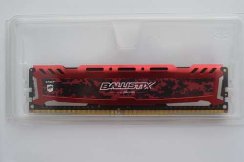 Memória Ram 8gb 1x8gb Crucial Bls8g4d26bfsek Ballistix Sport
