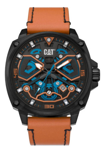 Reloj Cat Hombre Piel Café Aj.161.38.126