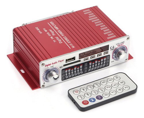 Qw1 Mini Amplificador Dc12v Para Motocicleta, Coche, Alta