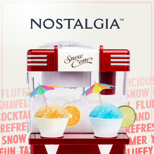Máquina De Hielo Afeitado Retro Para 20 Golosinas Heladas