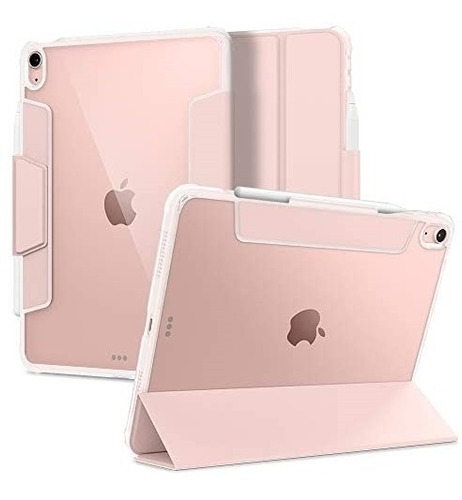Imagen 1 de 6 de Funda Spigen Ultra Hybrid Pro iPad Air 4th Gen 10.9 Rosa