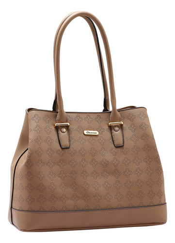 Bolsa Transversal Chenson 3484951 - Marrom-claro