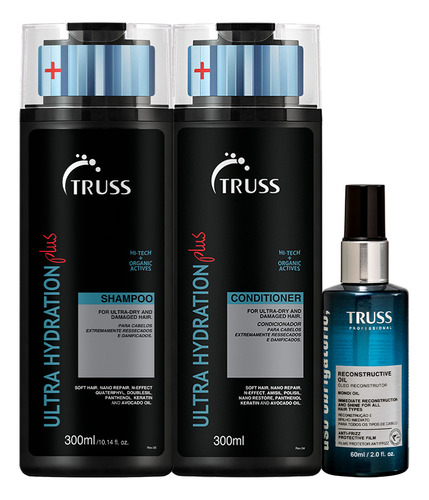 Shampoo Truss Ultra Hydration Plus Kit en garrafa de 300ml