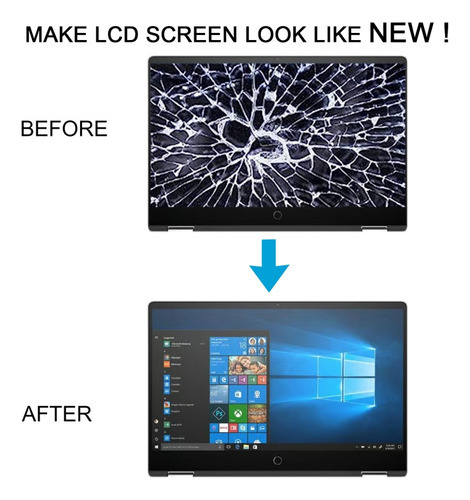 T Digitalizador De Pantalla Lcd Hp Pavilion X360 De 14 Dh,