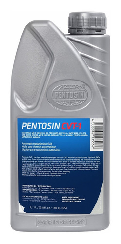 1 Lt Aceite Transmision Aut Cvt1 Pentosin Vue 02/05 L4 2.2l