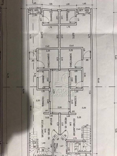 Imagem 4 de 24 de Cobertura Com 2 Dormitórios À Venda, 100 M² Por R$ 290.000 - Bangu - Santo André/sp - Co4625