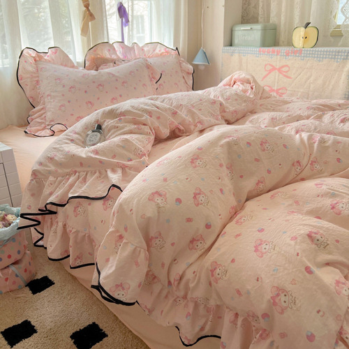 Pink Beauty - Conjunto De Três Peças De 0,9 M (capa De Edred