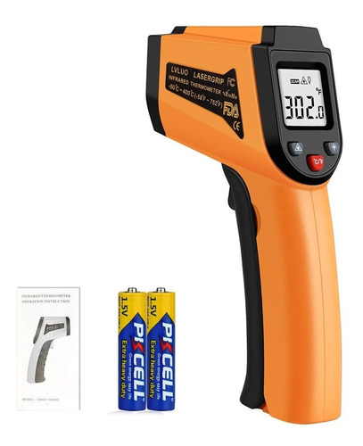 Termómetro Infrarrojo Digital Laser 380° °c/°f-